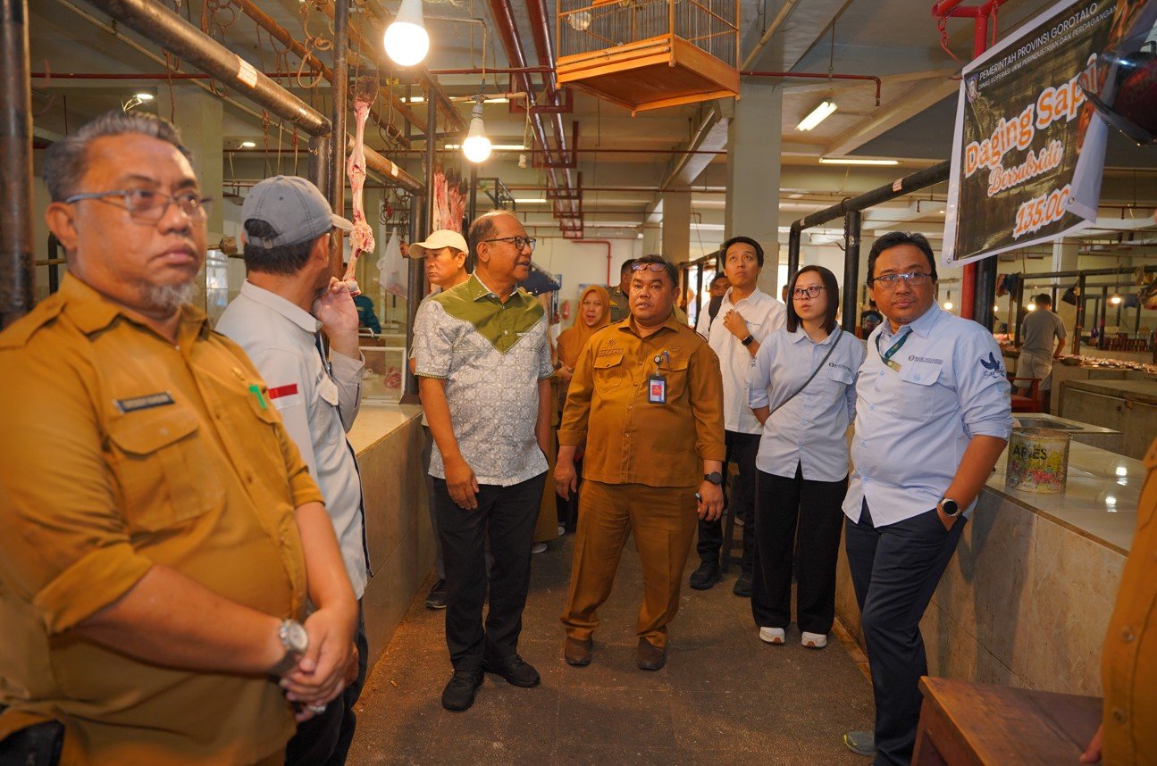 TPID Gorontalo menggencarkan operasi pasar dan Gerakan Pangan Murah untuk menekan kenaikan harga cabai dan beras serta menjaga inflasi tetap terkendali pada Juli 2026/Hibata.id