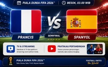 Prediksi Prancis vs Spanyol Semifinal Piala Dunia 2026, Les Bleus Diminta Waspada/Hibata.id