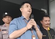 Kepala Keasistenan Pemeriksaan Laporan Ombudsman RI Perwakilan Gorontalo, Wahyudin Mamonto bersama Kepala Ombudsman RI Perwakilan Gorontalo, Muslimin B. Putra/Hibata.id