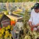 Rum Pagau Tabur Doa di Makam Rachmat Gobel/Hibata.id