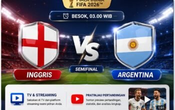 Semifinal Piala Dunia 2026: Inggris Siap Ganggu Pesta Argentina, Pendukung Albiceleste Mulai Harap-Harap Cemas/Hibata.id
