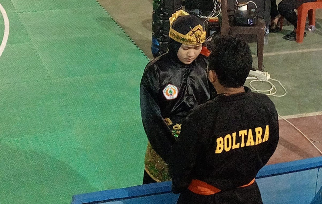Siswi SMA Negeri 1 Bintauna Juara II O2SN Sulut 2026 Cabang Pencak Silat/Hibata.id