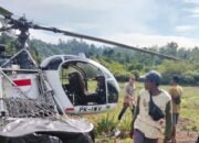 Helikopter beberapa kali melintas di langit Kecamatan Taluditi dalam beberapa hari terakhir. Aktivitas udara tersebut memicu perhatian warga dan memunculkan dugaan adanya rencana kegiatan eksplorasi di wilayah tersebut/Hibata.id