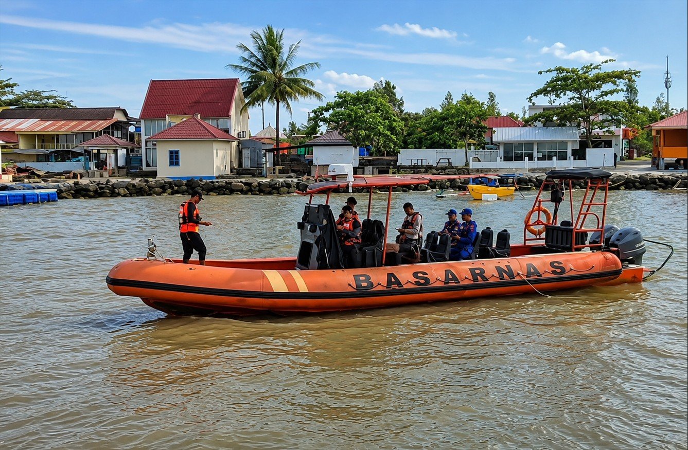 Perahu Wisata Tujuan Marisa Menghilang, Basarnas Kerahkan Seluruh Kekuatan SAR/Hibata.id