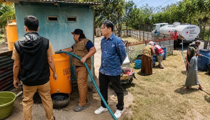 Saat Mata Air Mengering, BPBD Bone Bolango Hadir Bawa Harapan untuk Warga