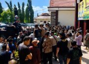 Ratusan warga Kecamatan Popayato Barat menggelar aksi damai di DPRD Pohuwato untuk menolak rencana masuknya PT Lumintu Ageng Lestari Joyo/Hibata.id