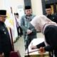 Wakil Wali Kota Gorontalo Indra Gobel saat melantik dan mengambil sumpah/janji jabatan kepala sekolah di lingkungan Pemerintah Kota Gorontalo, Jumat, 10 Juli 2026. (Foto: Humas)