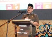 Wakil Wali Kota Gorontalo Indra Gobel saat membuka Workshop Tahap I Penguatan Tata Kelola SDGs Kota Gorontalo di Hotel Aston, Kamis, 16 Juli 2026. (Foto: Humas)