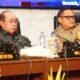 Wali Kota Gorontalo Adhan Dambea dalam Rapat Paripurna DPRD Kota Gorontalo saat memaparkan Rancangan Kebijakan Umum Anggaran dan Prioritas Plafon Anggaran Sementara (RKUA-PPAS) APBD Tahun Anggaran 2027. (Foto: Humas)