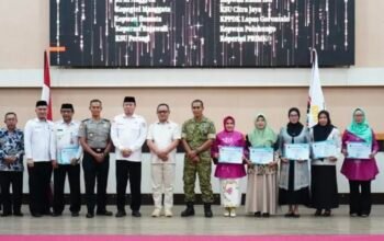 Pemerintah Kota Gorontalo saat memperingati Hari Koperasi ke-79 tingkat Kota Gorontalo yang berlangsung di Bandhayo Lo Yiladia, Rabu (22/7/2026). (Foto: Humas)