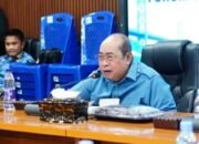 Wali Kota Gorontalo, Adhan Dambea saat dalam rapat Forum Koordinasi Pimpinan Daerah (Forkopimda), Kamis, 23 Juli 2026. (Foto: Hiumas)