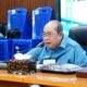 Wali Kota Gorontalo, Adhan Dambea saat dalam rapat Forum Koordinasi Pimpinan Daerah (Forkopimda), Kamis, 23 Juli 2026. (Foto: Hiumas)