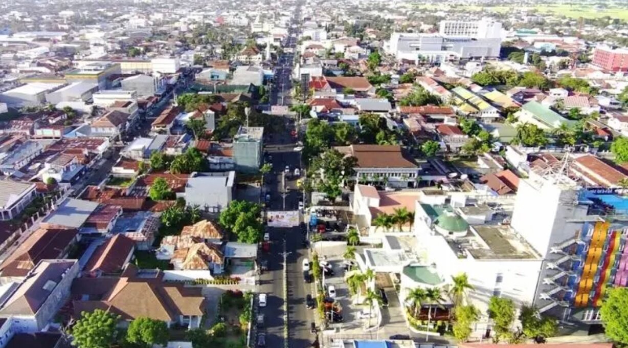 Kota Gorontalo dari udara. (Foto: Humas Pemkot Gorontalo)