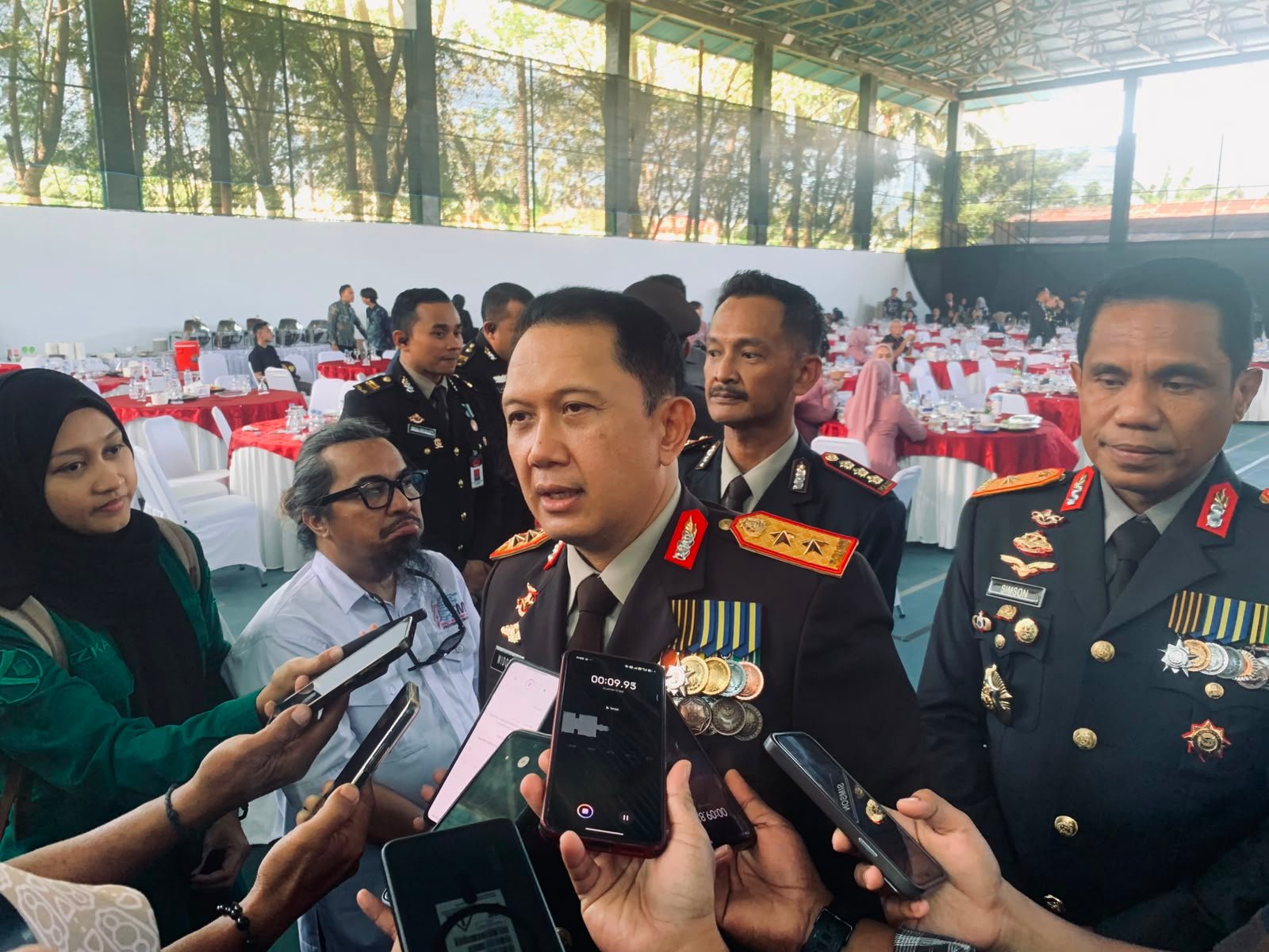 Kapolda Gorontalo Irjen Pol Widodo menjelaskan penanganan pertambangan tanpa izin (PETI) membutuhkan personel/Hibata.id