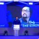 Ketua DPD Partai Demokrat Provinsi Gorontalo periode 2026–2029, Erwin Ismail (EI), menyampaikan sambutan usai ditetapkan dalam Musyawarah Daerah (Musda) V Partai Demokrat di Ballroom FOX Hotel Gorontalo, Minggu (5/7/2026)/Hibata.id