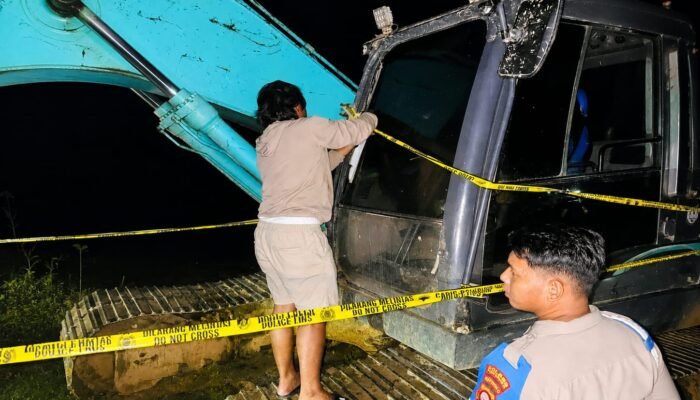 Alasan Mogok, Excavator di Lokasi PETI Iloheluma Pohuwato Tetap Disegel Polisi