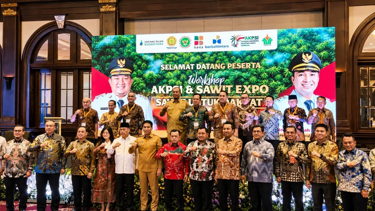 Wakil Bupati Boalemo Lahmudin Hambali mengikuti Workshop dan Expo AKPSI di Jakarta Selatan untuk memperkuat sinergi antar daerah dalam tata kelola perkebunan sawit yang berkelanjutan/Hibata.id