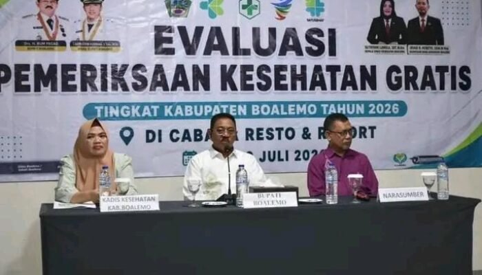 Bupati Boalemo Evaluasi Program Pemeriksaan Kesehatan Gratis
