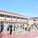 Pemkab Boalemo bersama pemerintah desa se-Kecamatan Wonosari menggelar kerja bakti membersihkan ruang-ruang kelas Sekolah Rakyat Terintegrasi 71 sebagai bagian dari persiapan menyambut Masa Pengenalan Lingkungan Sekolah (MPLS) Tahun Ajaran 2026/2027, Jumat (10/7/2026)/Hibata.id