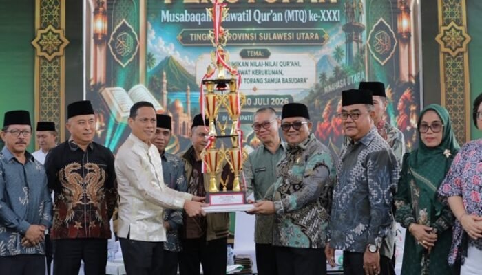 Kafilah Kotamobagu Raih Juara Umum MTQ ke-31 Sulawesi Utara 2026