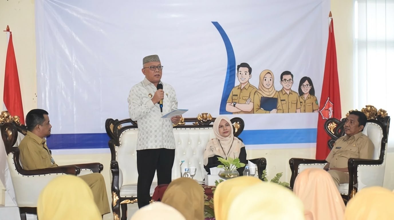 Bupati Gorontalo Sofyan Puhi menegaskan Aparatur Sipil Negara (ASN) dan Pegawai Pemerintah dengan Perjanjian Kerja (PPPK) berhak memperoleh perlindungan/Hibata.id