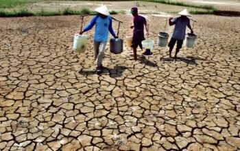 BMKG memprediksi sebagian besar wilayah Gorontalo mengalami kondisi lebih kering hingga September 2026 akibat El Nino. BPBD menyiapkan distribusi air bersih/Hibata.id