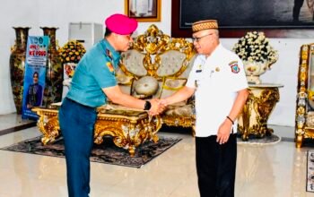 Sofyan Puhi Tegaskan Komitmen Perkuat Kolaborasi dengan Lanal Gorontalo