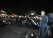 Wali Kota Kotamobagu Weny Gaib meresmikan Kawasan Kuliner Paloko Kinalang (SanPalk) di Kelurahan Kotobangon, Rabu, 15 Juli 2026. (Foto: Humas)