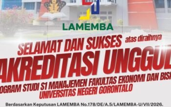 Prodi Manajemen FEB UNG Raih Akreditasi Unggul LAMEMBA/Hibata.id