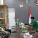 Wali Kota Kotamobagu Weny Gaib menerima kunjungan silaturahmi jajaran Pengurus Wilayah (PW) Gerakan Pemuda Ansor Sulawesi Utara di rumah dinas wali kota. (Foto: Humas)