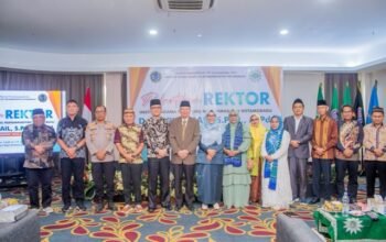 Kegiatan Pelantikan Feby Ismail sebagai Rektor Institut Agama Islam Muhammadiyah (IAIM) Kotamobagu. (Foto: Humas)