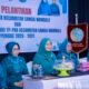 etua TP PKK Kabupaten Buton Tengah, Umi Noranah Azhari, mengukuhkan pengurus TP PKK Kecamatan Sangia Wambulu masa bakti 2026–2031 di Aula Kantor Kecamatan Sangia Wambulu, Senin (20/7/2026). Pengukuhan tersebut menjadi bagian dari upaya memperkuat peran kader PKK dalam mendukung kesejahteraan keluarga dan percepatan penurunan stunting/Hibata.id