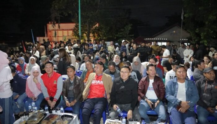 Ribuan Warga Padati Alun-Alun Kotamobagu, Nobar Final Piala Dunia Jadi Panggung Kebersamaan
