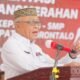 Bupati Gorontalo Sofyan Puhi mewajibkan seluruh kepala Sekolah Dasar (SD) dan Sekolah Menengah Pertama (SMP) di Kabupaten Gorontalo mengikuti orientasi kepalangmerahan. (Foto: Humas)