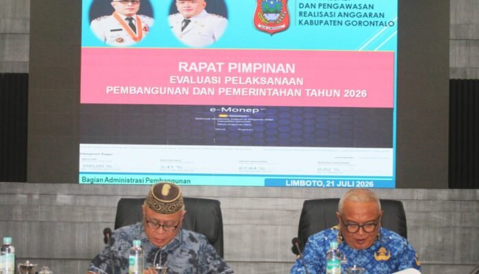 Anggaran Gorontalo Aman hingga Akhir 2026, Bupati Sofyan Pacu OPD Tuntaskan Program Pembangunan