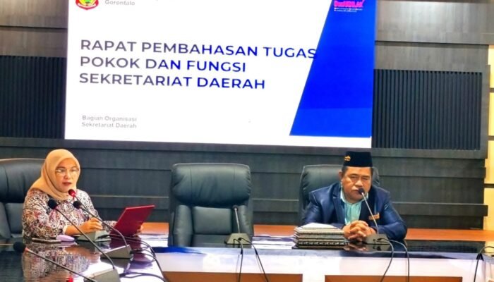 Sekda Gorontalo Perkuat Kinerja Setda Lewat Penyamaan Pemahaman Tupoksi