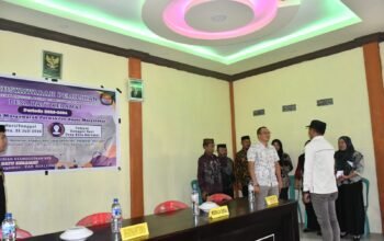 Wakil Bupati Boalemo Lahmudin Hambali memantau pelaksanaan pemilihan anggota Badan Permusyawaratan Desa (BPD) di Kecamatan Dulupi, Paguyaman, dan Wonosari, Sabtu (25/7/2026), guna memastikan proses berlangsung aman, tertib, transparan, dan sesuai ketentuan/Hibata.id
