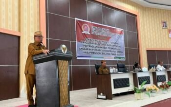 Bupati Bone Bolango Ismet Mile menegaskan seluruh masukan DPRD menjadi bahan evaluasi untuk memperkuat tata kelola pemerintahan, meningkatkan pelayanan publik, dan mempercepat pembangunan daerah/Hibata.id