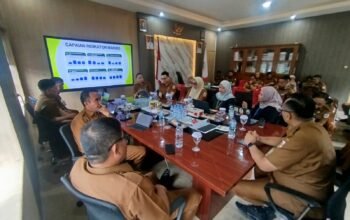 Pemerintah Kota Kotamobagu mengikuti evaluasi Sistem Akuntabilitas Kinerja Instansi Pemerintah (SAKIP) Tahun 2025 yang dilaksanakan oleh Tim Evaluator dari Kementerian Pendayagunaan Aparatur Negara dan Reformasi Birokrasi (KemenPAN-RB), Selasa, 28 Juli 2026. (Foto: Humas)