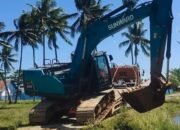 Excavator yang disita dari Lokasi PETI Bulangita. (Foto: istw)