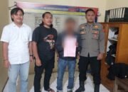 Kepolisian Resor Pohuwato menetapkan seorang pria berinisial FM (46) sebagai tersangka dalam kasus dugaan aktivitas pertambangan emas tanpa izin (PETI) di Desa Teratai. (Foto: Istw)