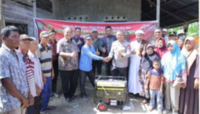 Harapan Warga Dusun VIII Desa Pertahanan Menyala Bersama Kunjungan Bupati dan Kapolres Asahan