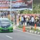 Salah satu peserta Kejuaraan Nasional (Kejurnas) Drag Bike regional V-VI Sulawesi, Maluku, Papua putaran 4 Gorontalo di Kabupaten Pohuwato (foto: Zainal)