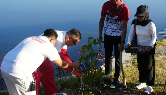 Ketua DPRD Gorontalo Hadiri Pencanangan HUT Ke-81 RI di Danau Perintis