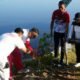 Ketua DPRD Gorontalo Idrus MT Mopili menghadiri pencanangan HUT Ke-81 RI di Danau Perintis Bone Bolango yang dirangkaikan dengan penanaman pohon dan penebaran benih ikan/Hibata.id