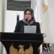 Venny Rosdiana Anwar menyampaikan pandangan umum Fraksi PDI Perjuangan terkait Ranperda Perubahan APBD Provinsi Gorontalo Tahun Anggaran 2026 dalam Rapat Paripurna DPRD Provinsi Gorontalo/Hibata.id