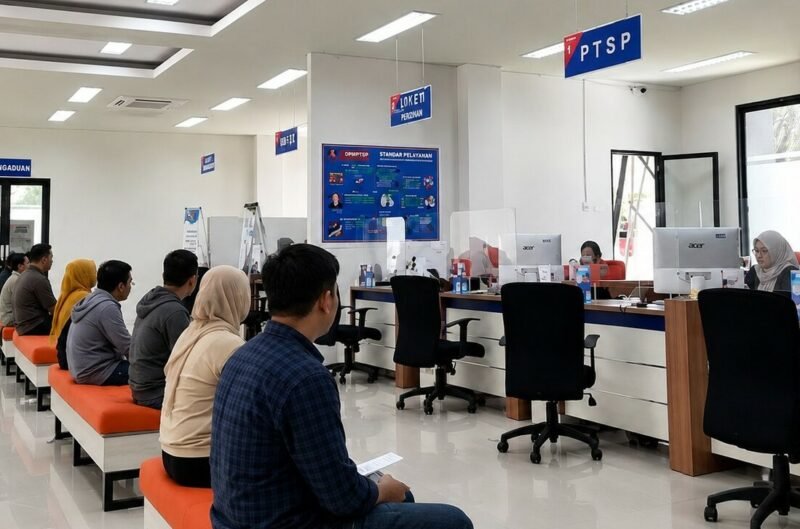 Kabupaten Bone Bolango meraih predikat Kinerja Sangat Baik pada penilaian PTSP dan PPB 2025 dengan nilai 87,872, meningkat dibanding tahun sebelumnya/Hibata.id