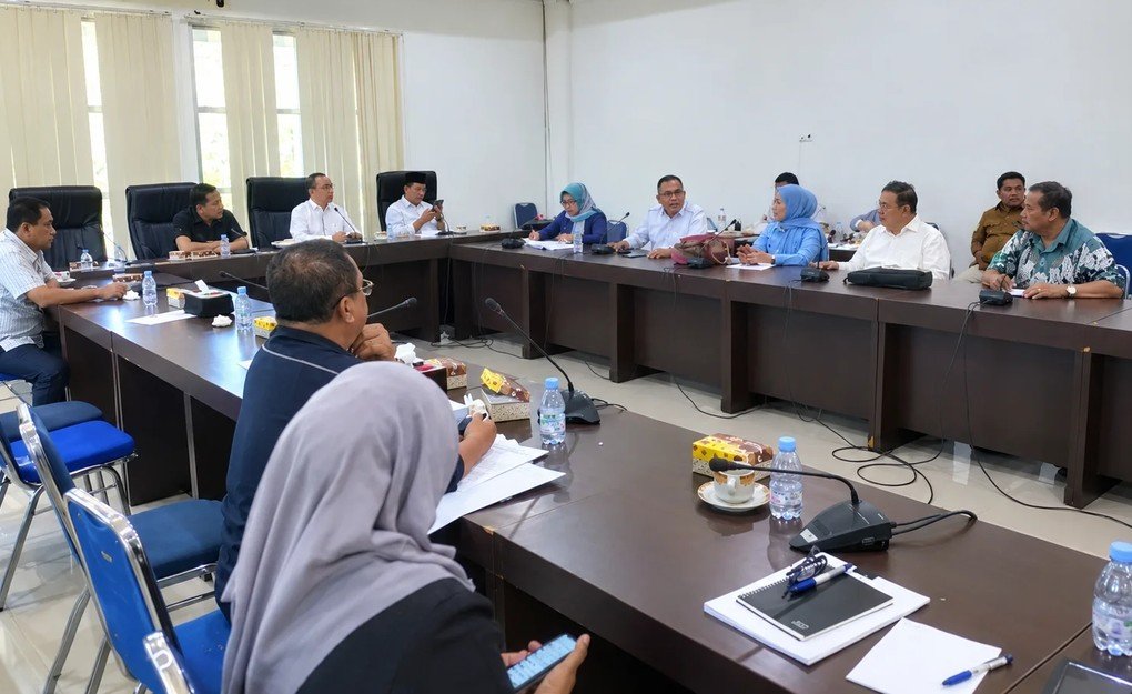 Banggar DPRD Provinsi Gorontalo mematangkan pembahasan Rancangan APBD 2027 dengan fokus pada sinkronisasi program, efisiensi anggaran/Hibata.id