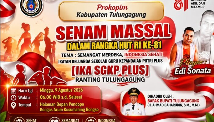Heboh Soal Senam Rp5.000 di Pendopo, Pemkab Tulungagung Buka Suara