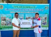 PLN Nusantara Power Unit Pembangkitan Gorontalo menyalurkan bantuan TJSL kepada TP3R Tanggida’a Group untuk memperkuat pengelolaan sampah berbasis ekonomi sirkular di Kota Gorontalo/Hibata.id